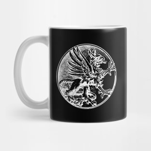 Medieval Mythical Gryphon Mug